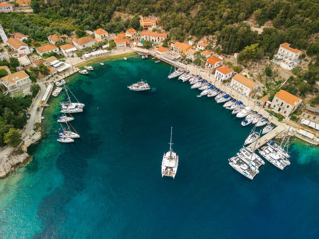 Fischerort Kioni auf Ithaka