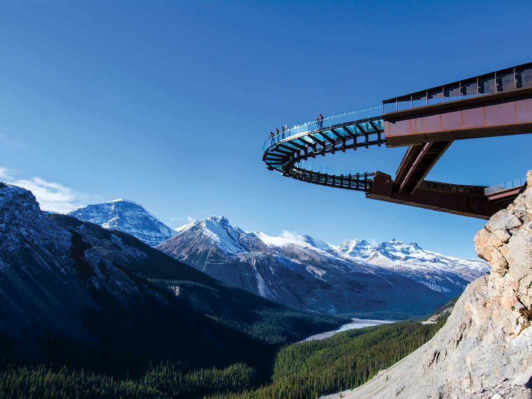 Glacier Skywalk im Icefields Parkway