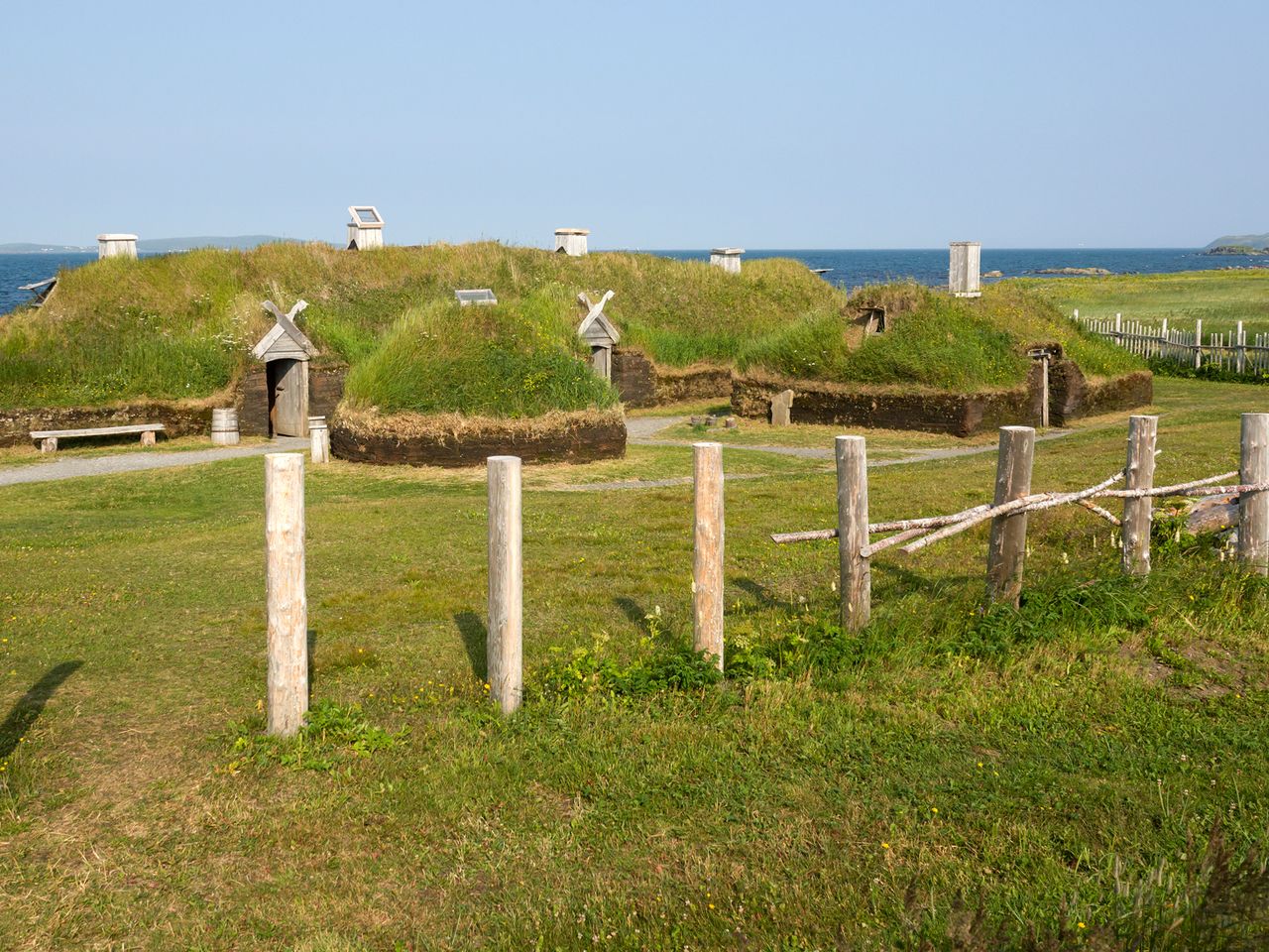 Wikingersiedlung L'Anse aux Meadows in Neufundland, Kanada