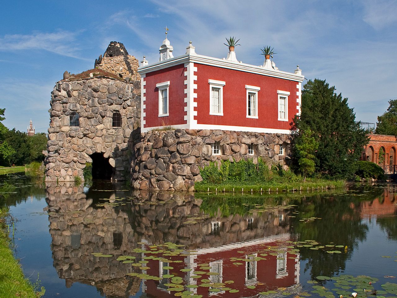 Dessau-Wörlitz Gartenreich, Insel Stein in Sachsen-Anhalt