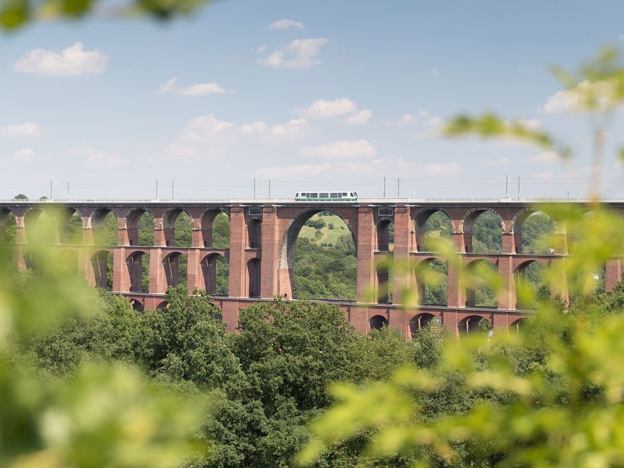 Goeltzschtalbruecke in Netzschkau, Sachsen