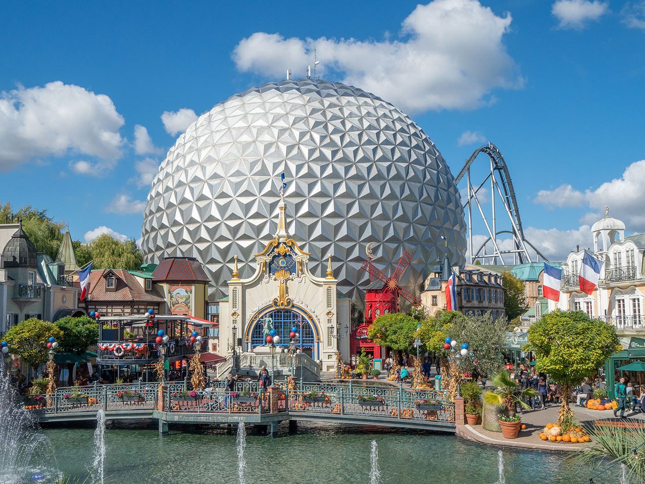 Blick auf den Europa-Park, Rust