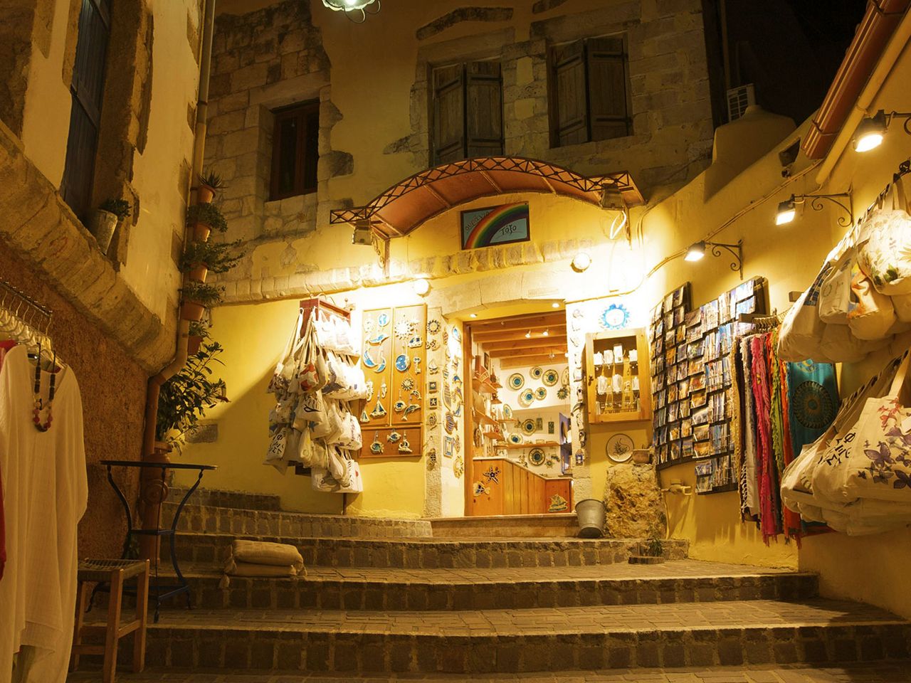 Geschäfte in der Altstadt von Chania