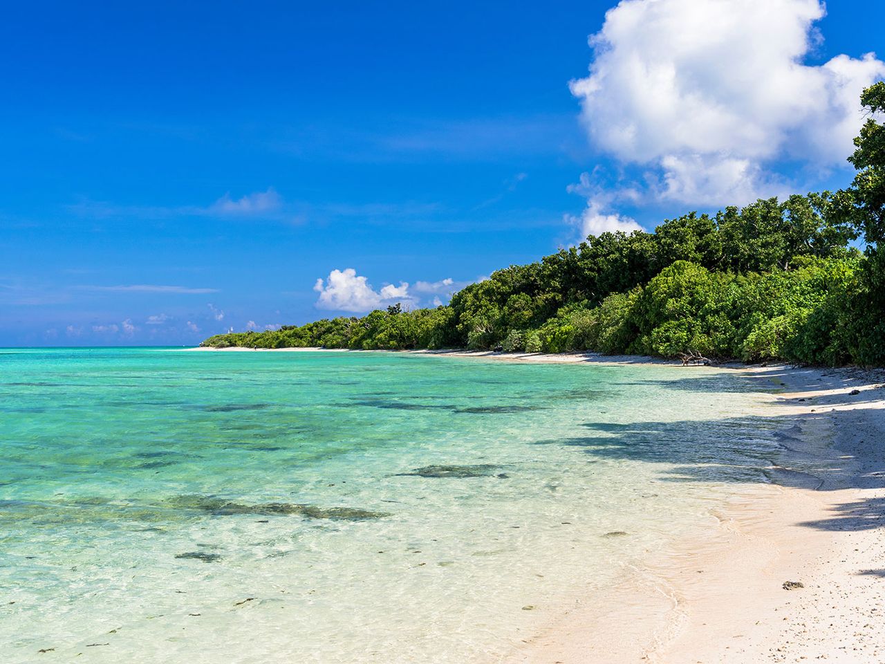 Taketomi, Insel der Okinawa-Inseln, Kaiji Beach