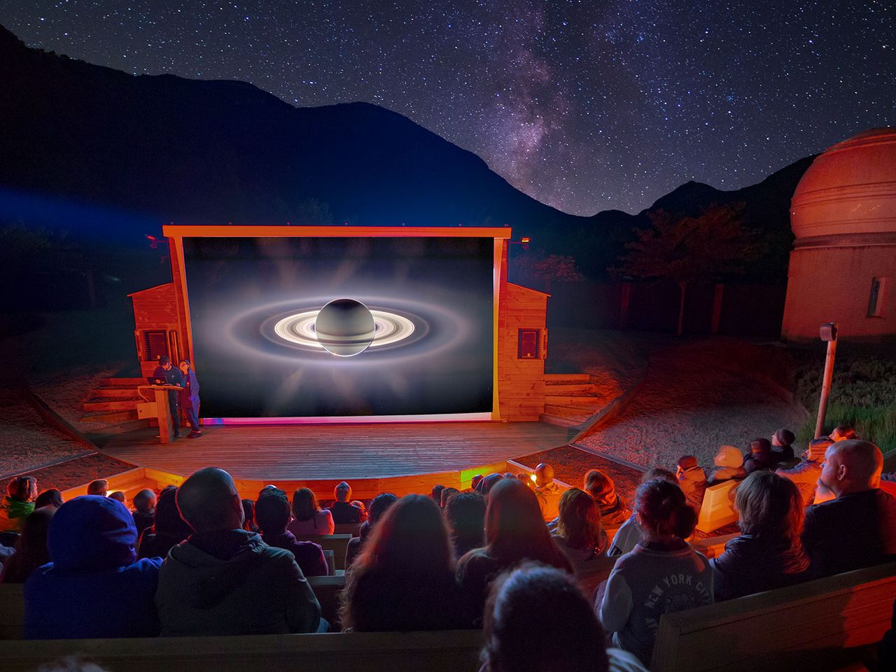 Observatorium Albanyà, Katalonien, Spanien