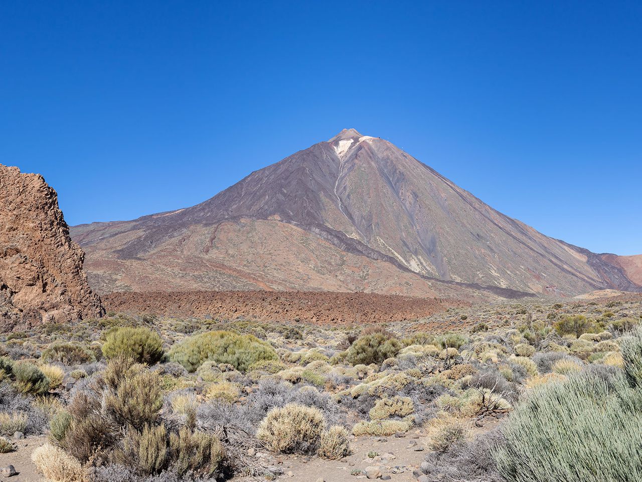 Blick auf den Nationalpark und Gipfel des Pico del Teide