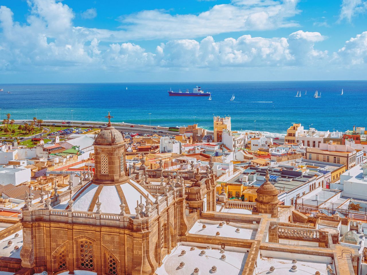 Luftaufnahme Altstadt Las Palmas, Gran Canaria