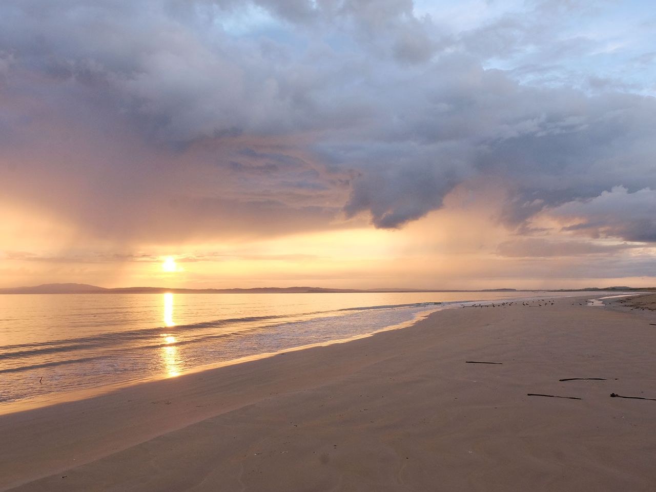 Sonnenuntergang am Strand, Islay