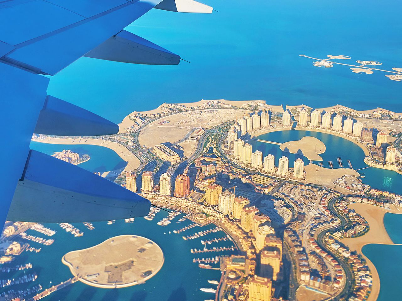 Künstliche Inseln The Pearl in Katar