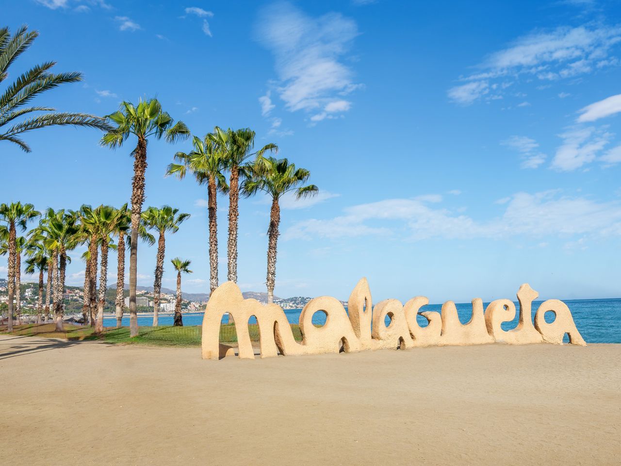 Der Stadtstrand Malagueta