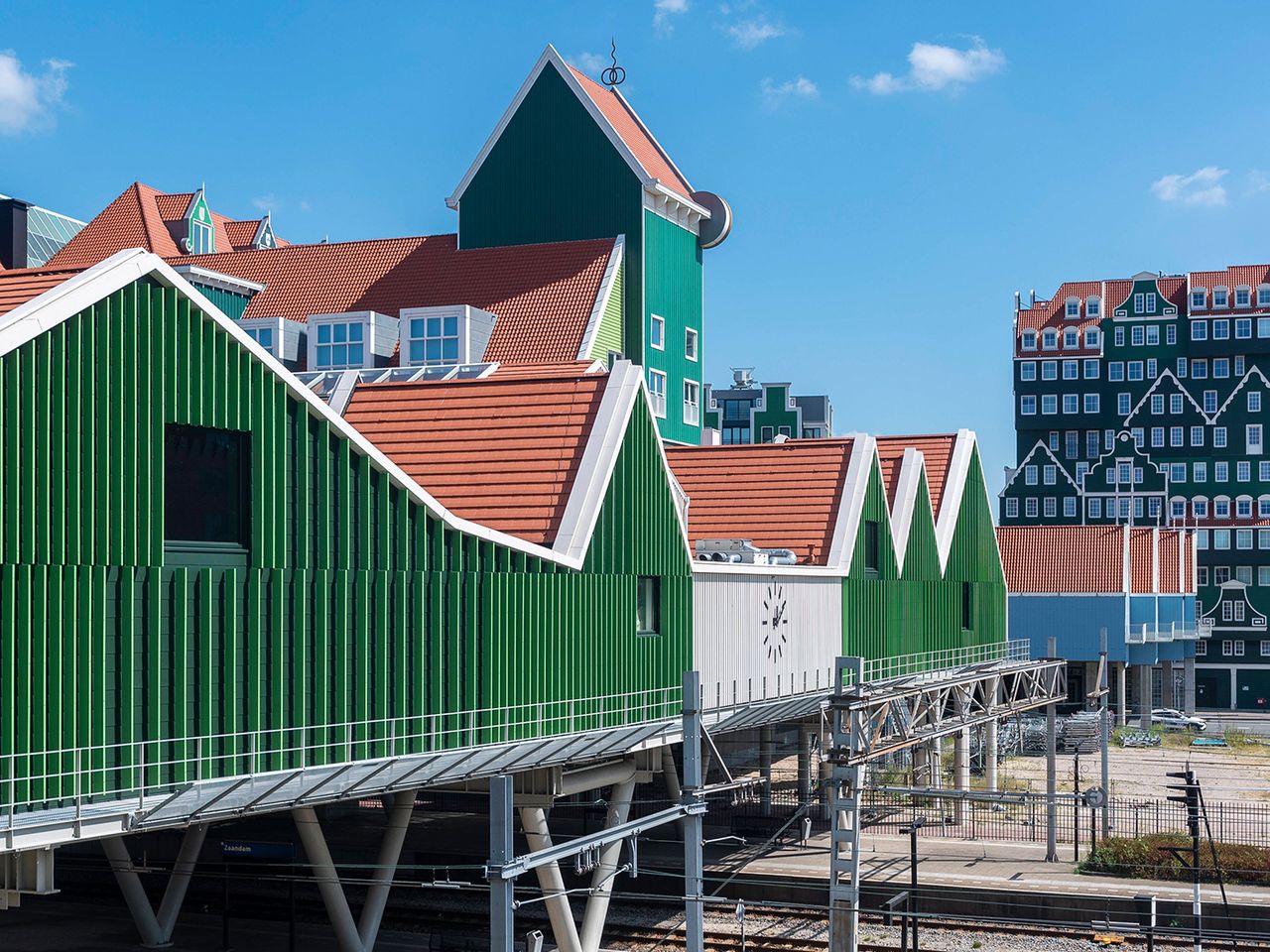 Bahnhof von Zaandam in den Niederlanden