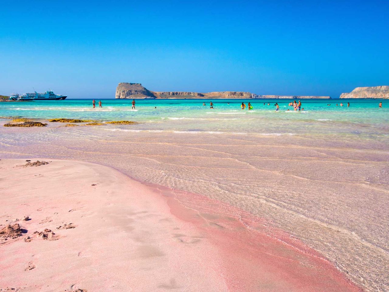 Der pinke Strand von Elafonisi, Kreta