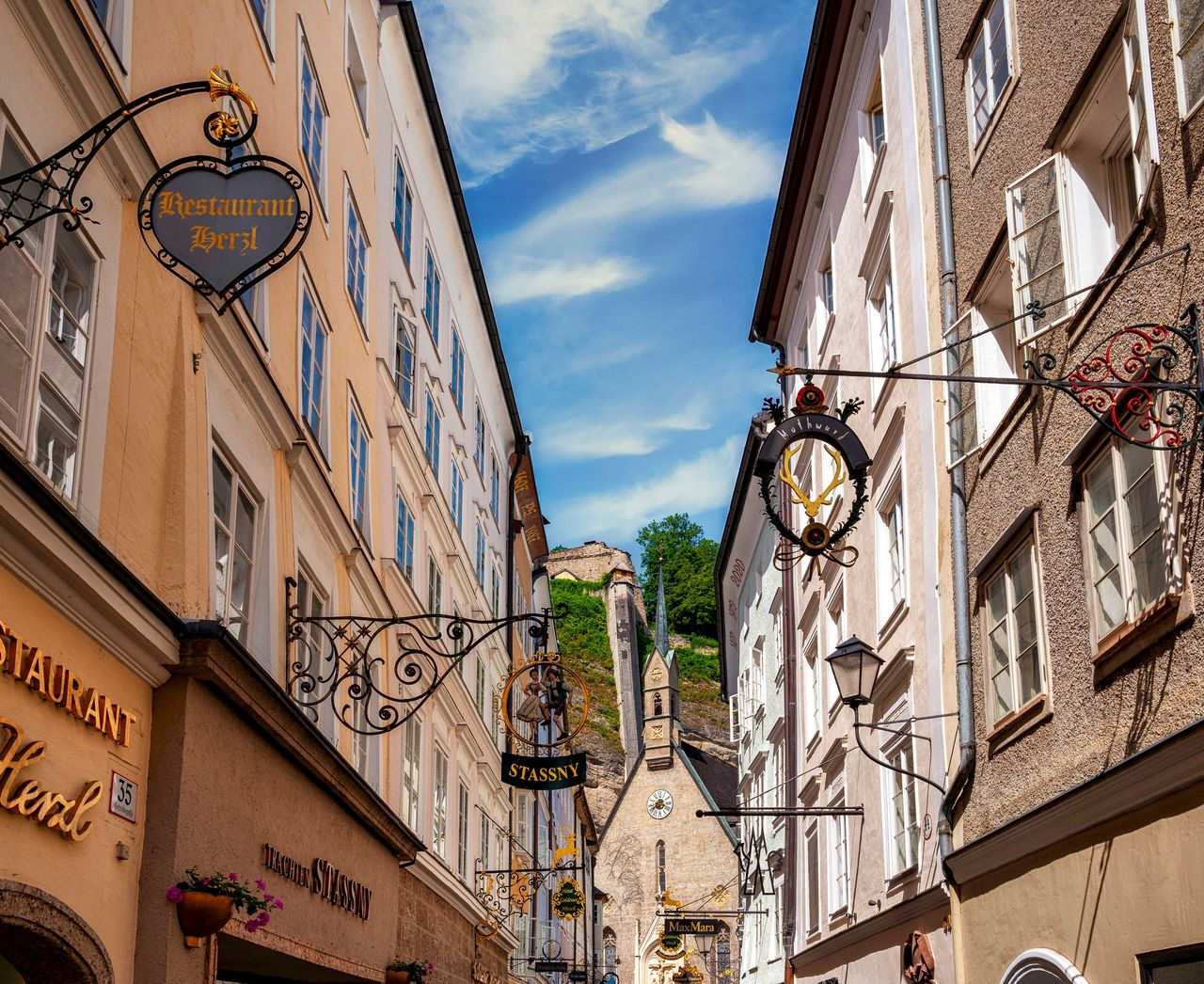 Getreidegasse in Salzburg