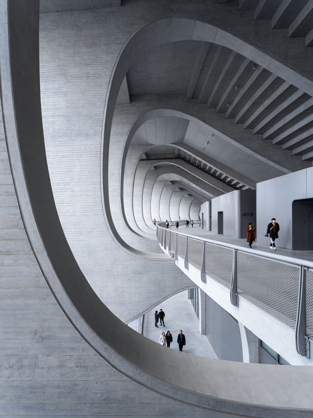 Innenansicht Quzhou Stadium in China