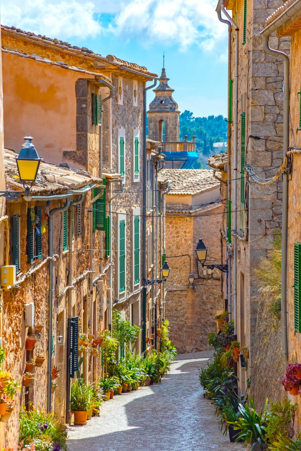 Gasse in Valldemossa, Mallorca