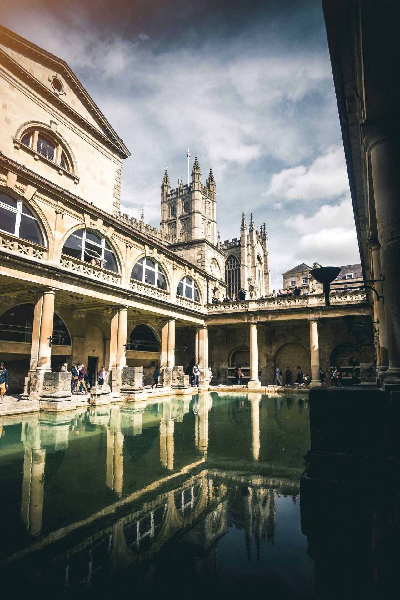 Großes Becken in den Roman Baths, Bath