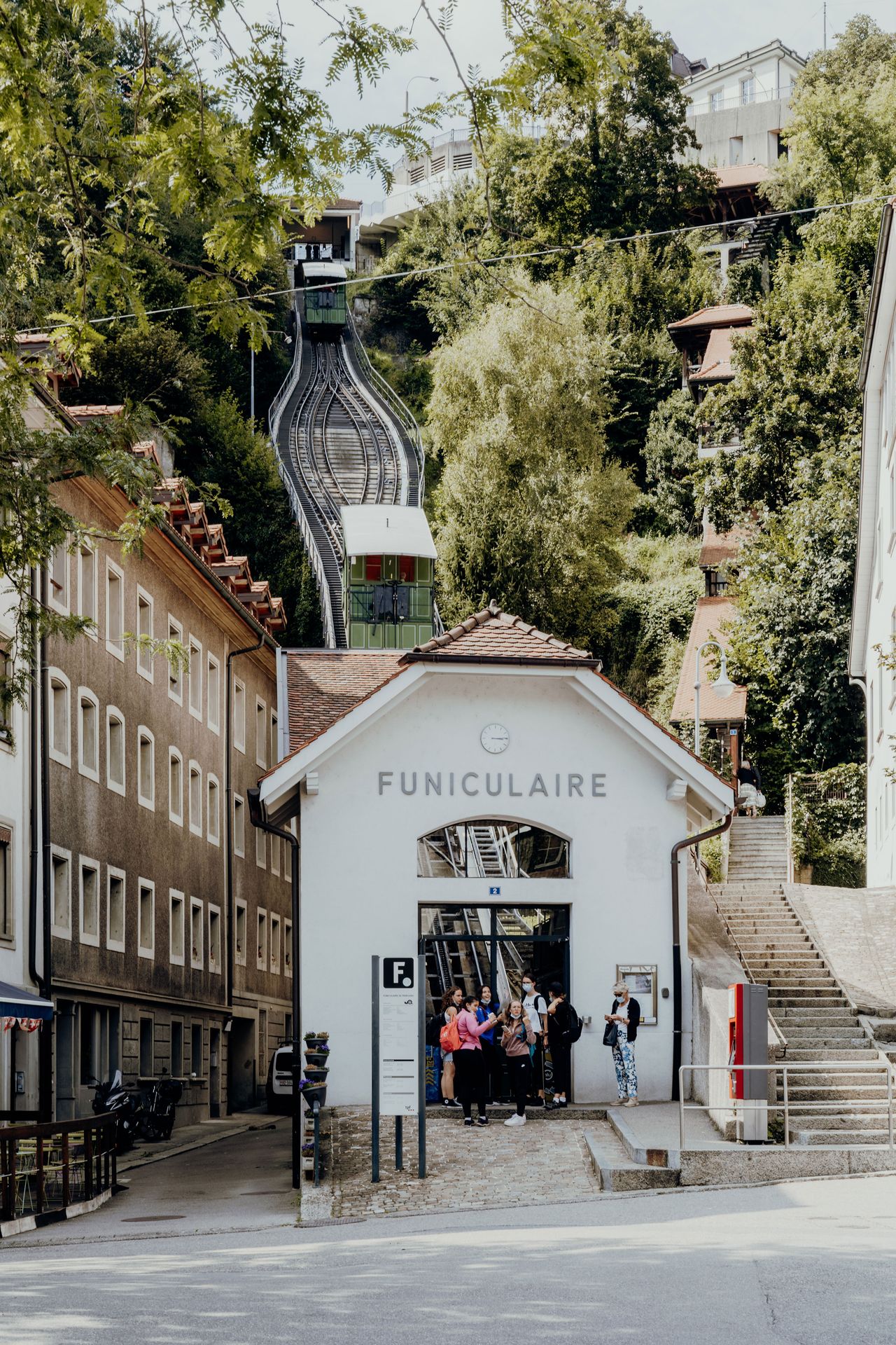 Standseilbahn von Fribourg