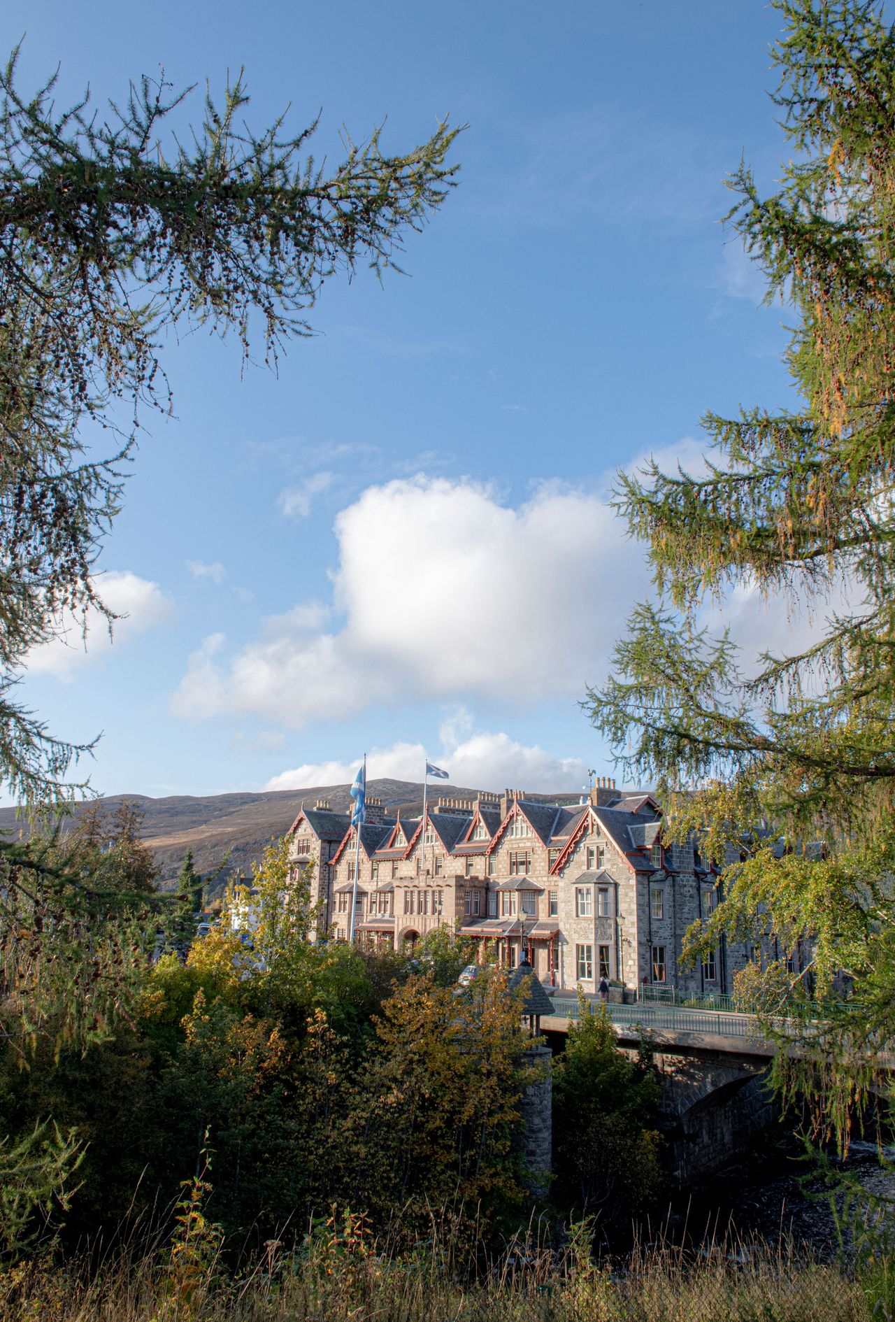 Fife Arms in Schottland, Au&szlig;enansicht