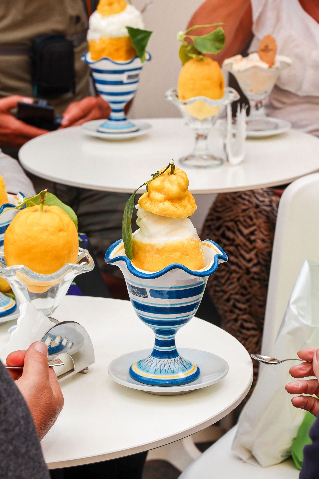Zitronensorbet an der Amalifküste