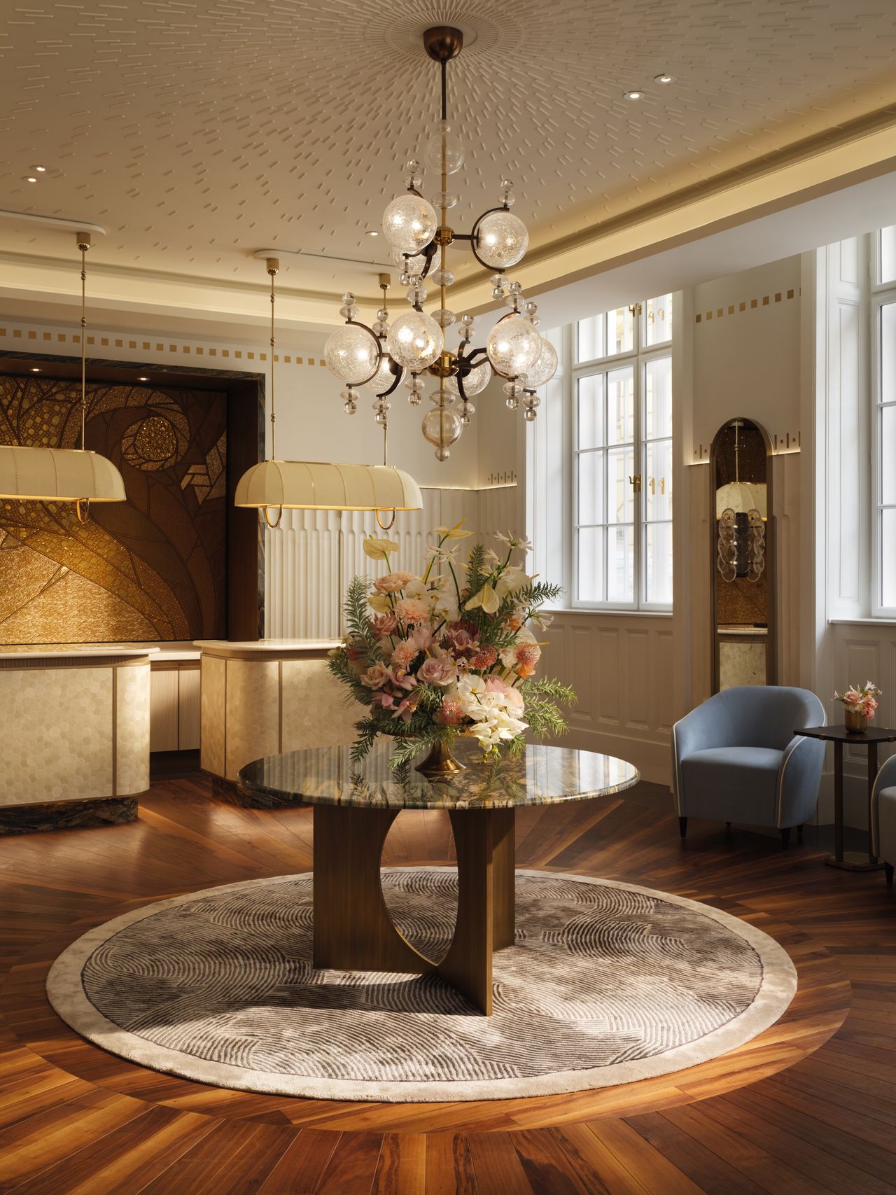 Rezeption im Mandarin Oriental Wien