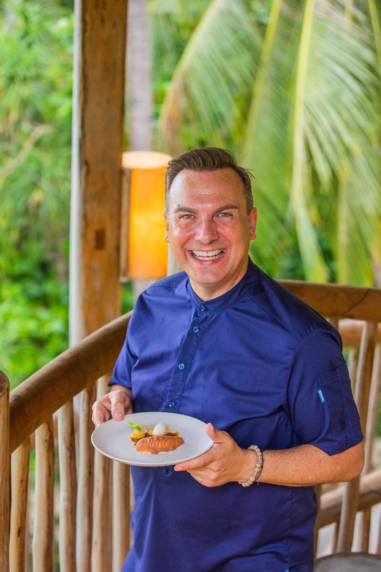 Tim Raue im Soneva Fushi, Malediven