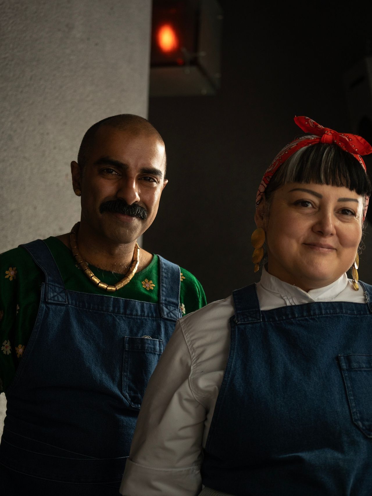 Saqib Keval und Norma Listman vom Masala y Ma&iacute;z, Mexico City