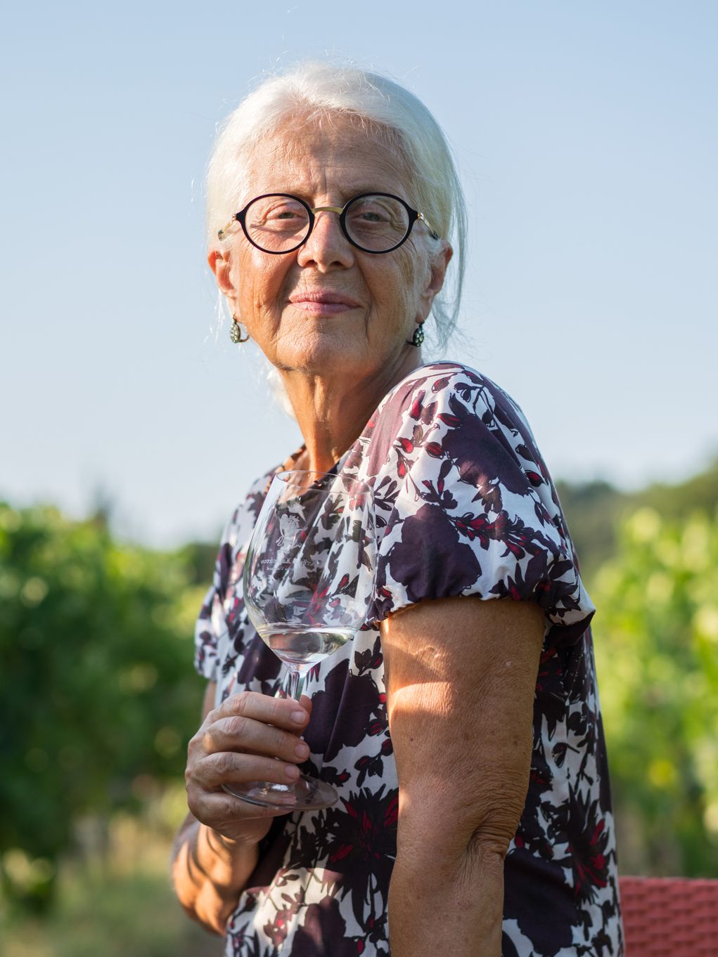Winzerin Ioanna Haritatos auf Kefalonia