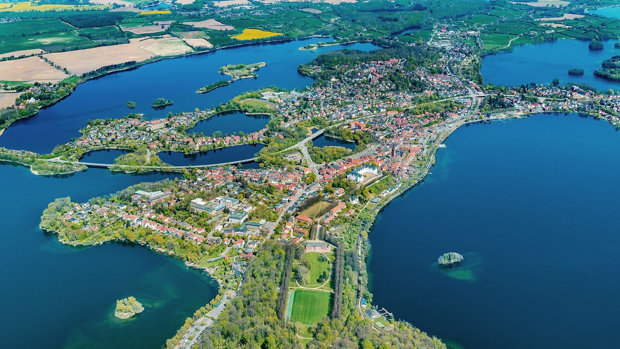 Plöner Schloss, Luftaufnahme