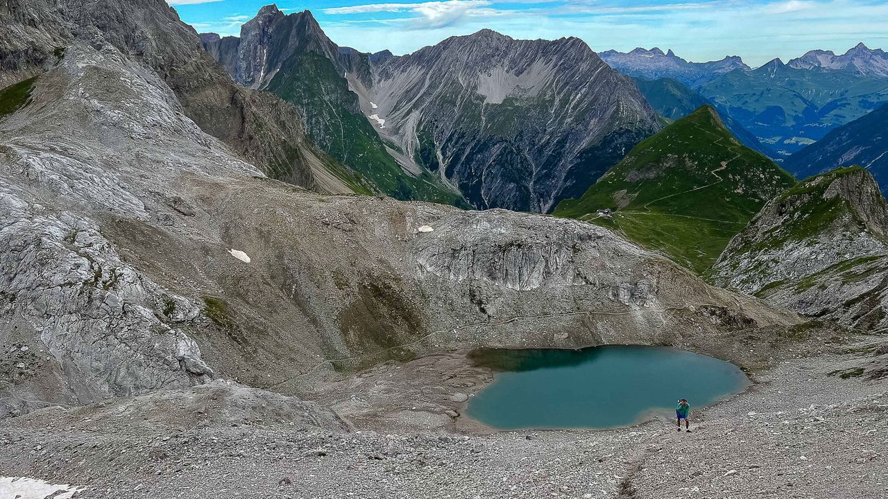 Mittlerer Seewisee und das Seeköpfle im Hintergrund
