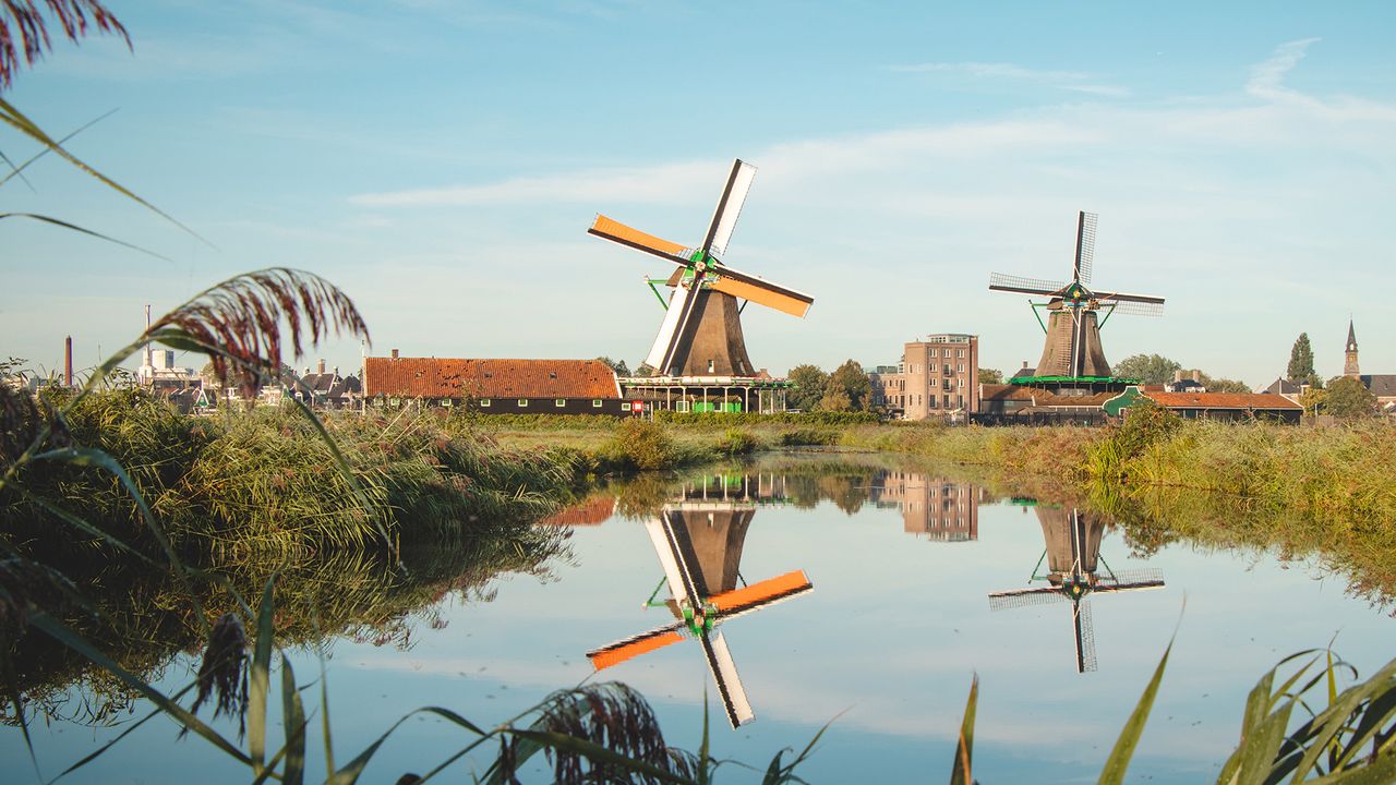 Historische Windmühlen in Zaandam