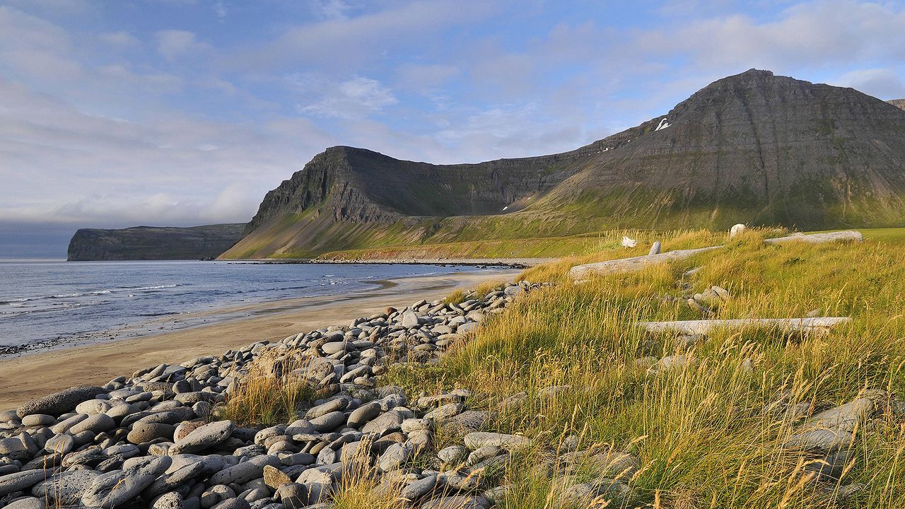 Bucht Haelavik in Hornstrandir, Island