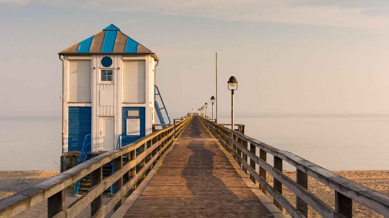 Lubmin Seebrücke, Ostsee