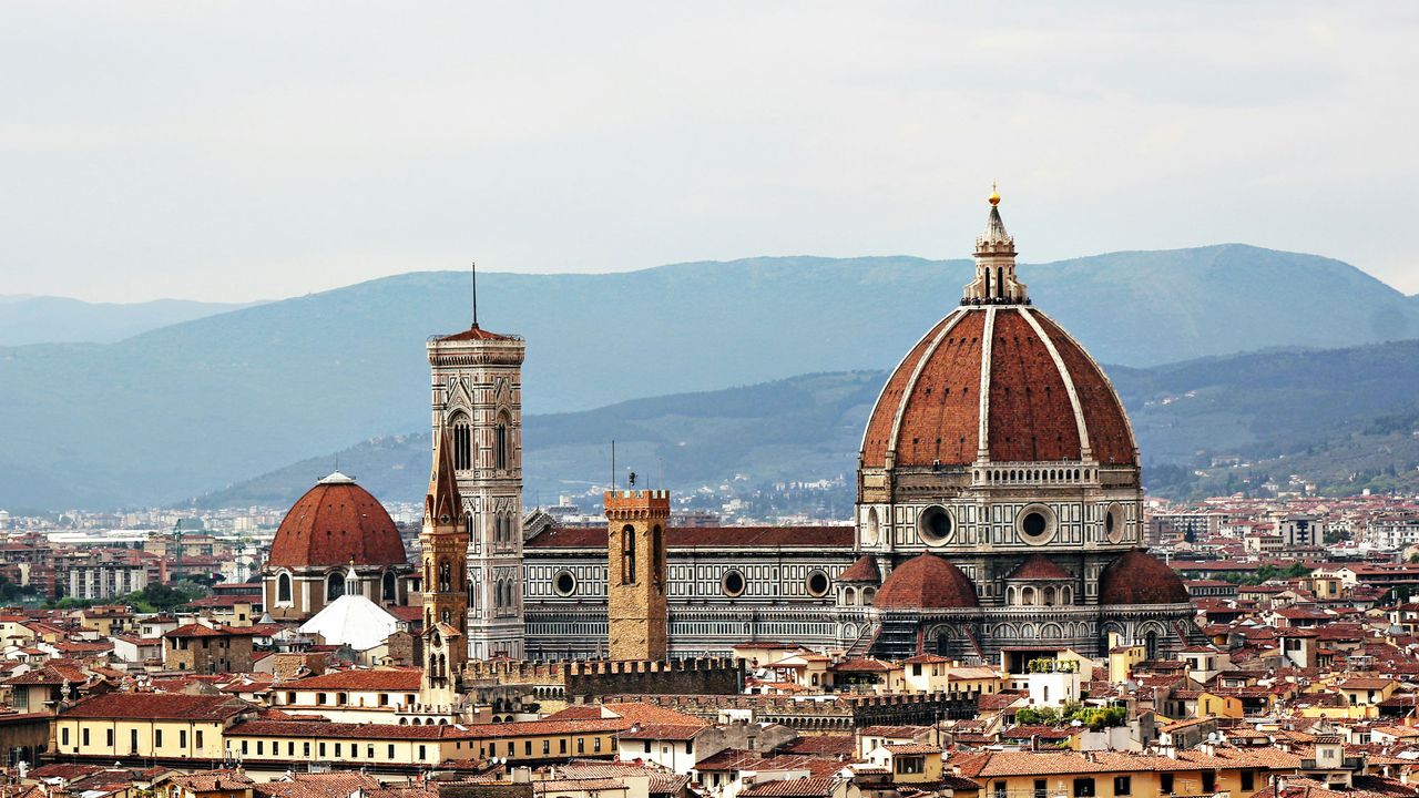 Blick auf den Dom von Florenz 