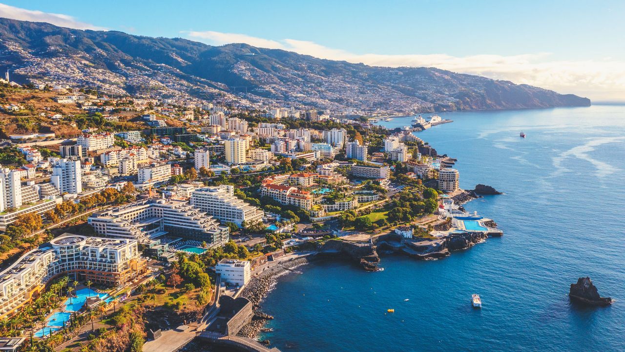 Luftaufnahme von Funchal