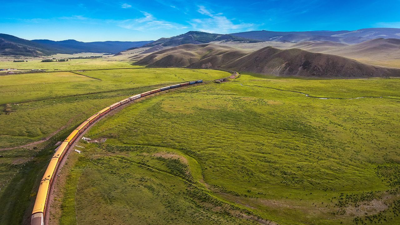 Der Zarengold Sonderzug in der Mongolei