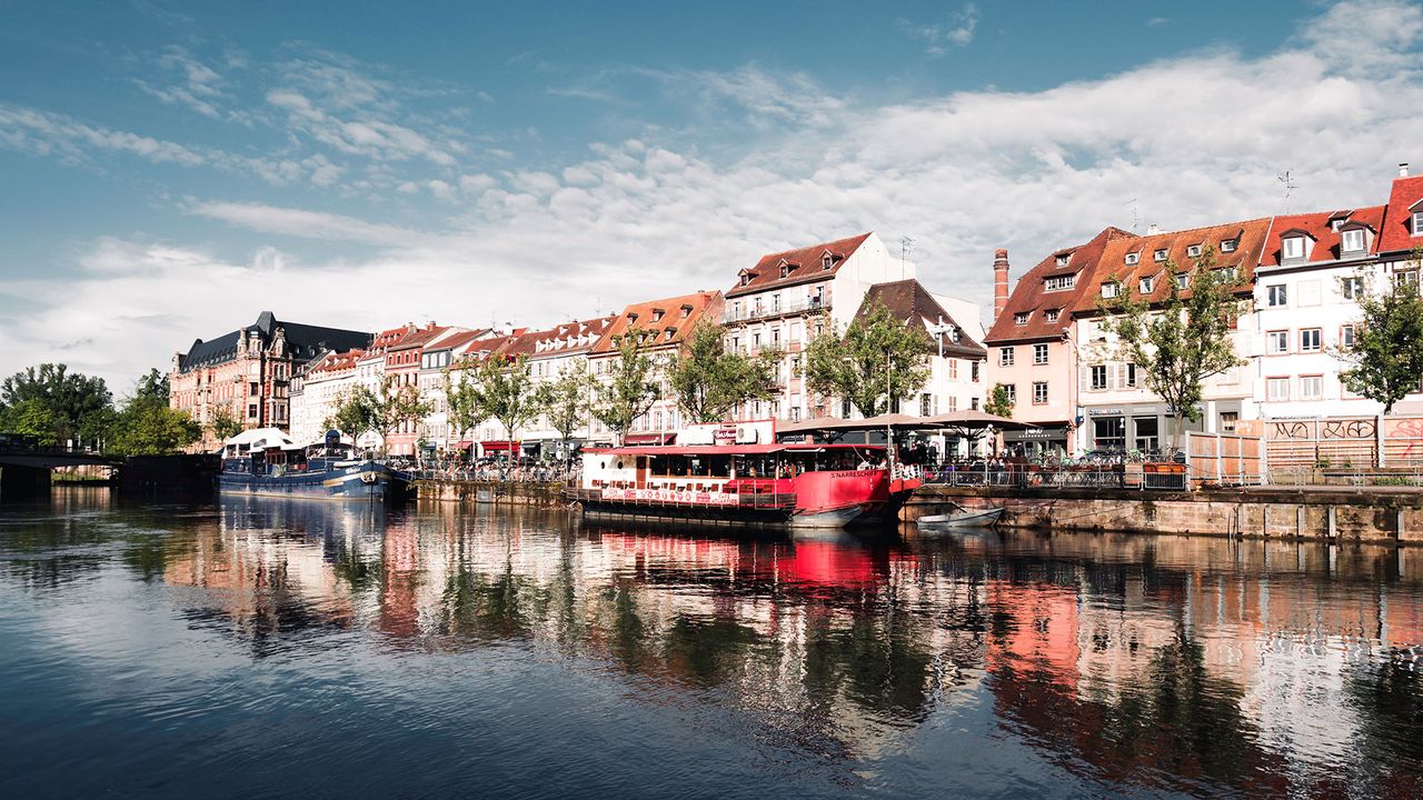 Straßburg, durchzogen vom Fluss Ill