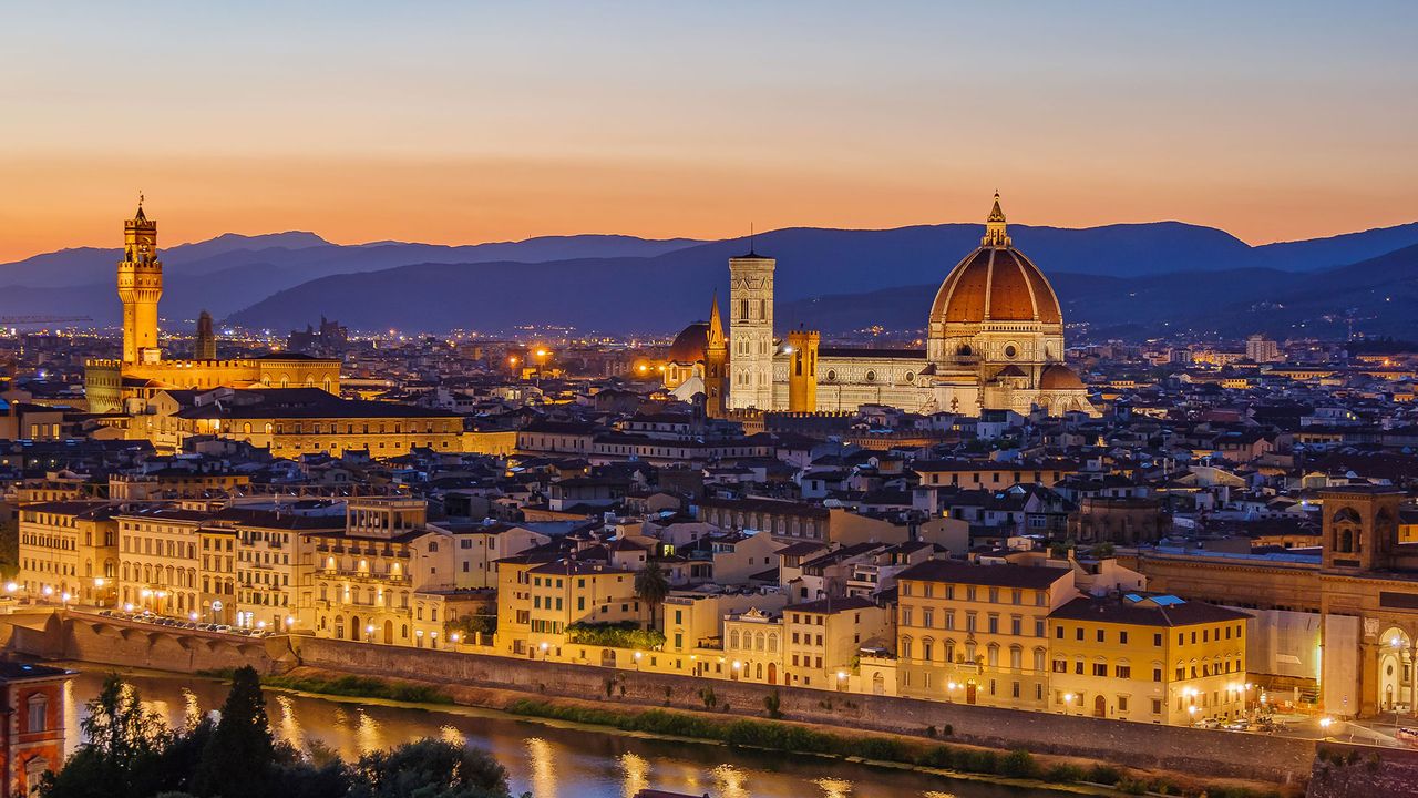 Blick auf Florenz, Italien