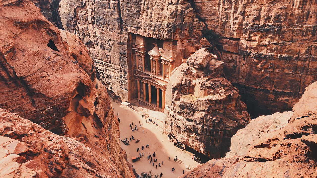 Jordanien, Felsenstadt Petra