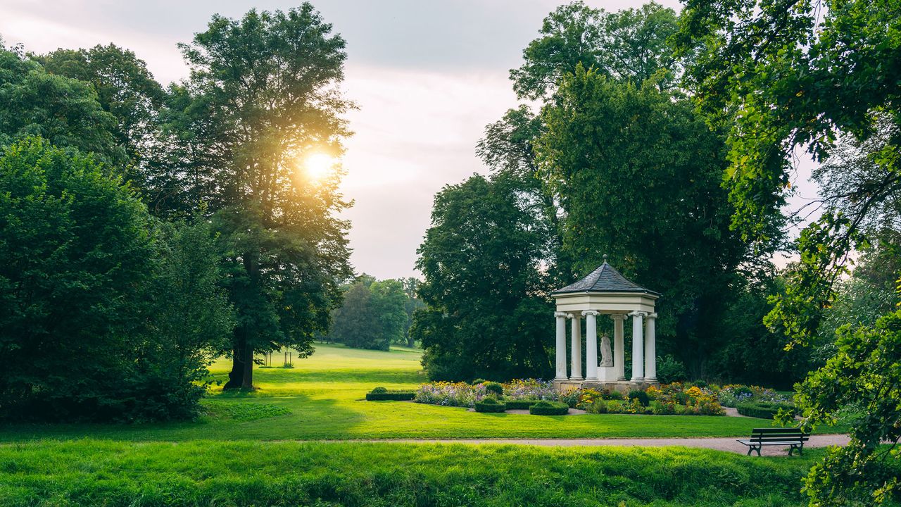 Park mit Pavillon in Weimar