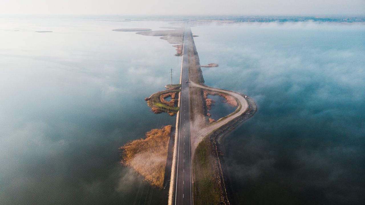 Damm zwischen Saaremaa und Hiiumaa, Estland