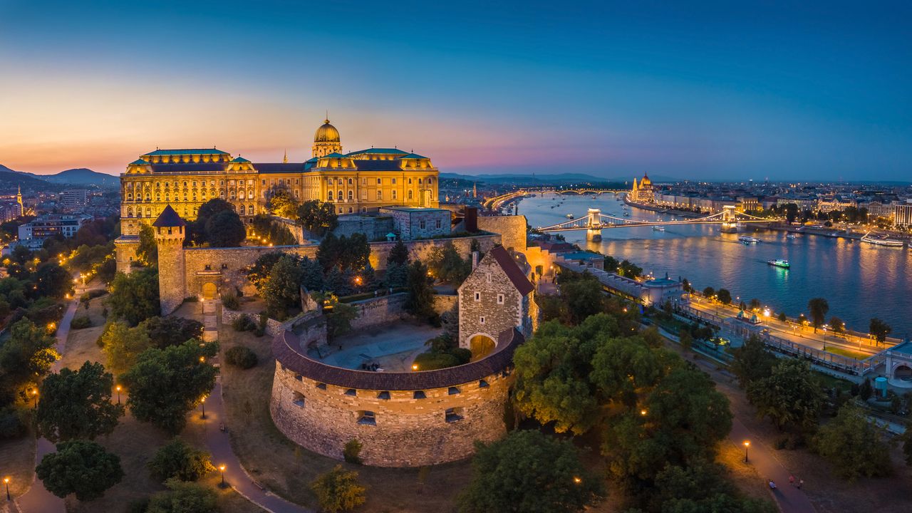 Blick auf Budapest, Ungarn