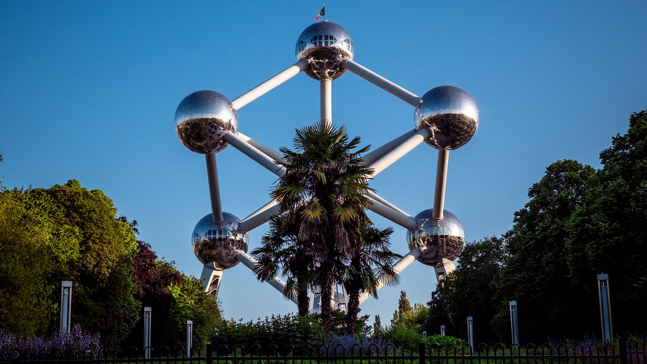 Atomium in Br&uuml;ssel, Belgien
