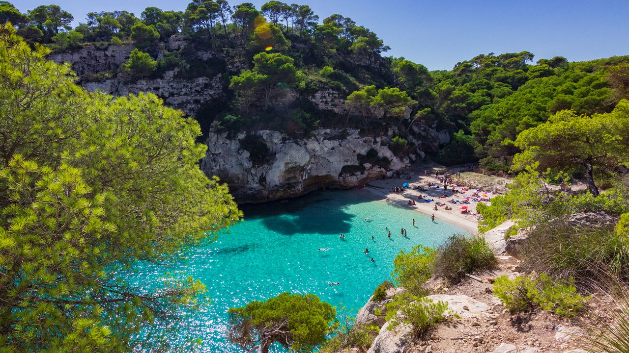 Cala Macarelleta auf Menorca