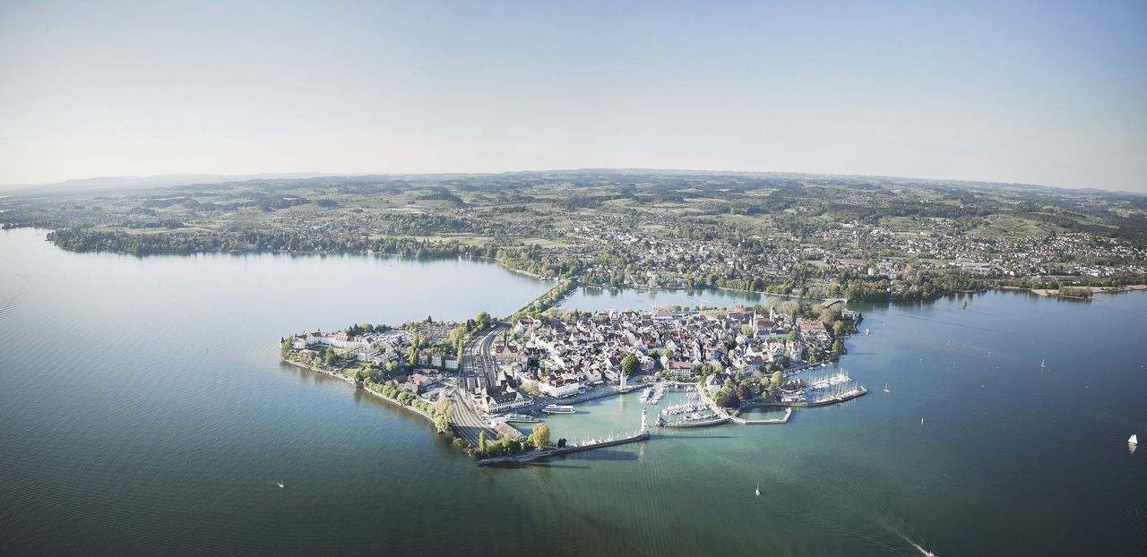 Lindau am Bodensee, Luftaufnahme