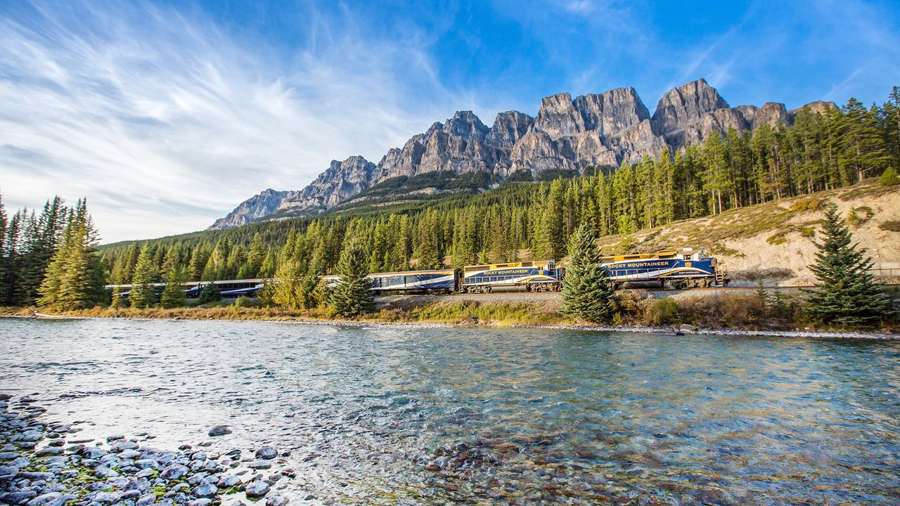 Rocky Mountaineer in Kanada. PR