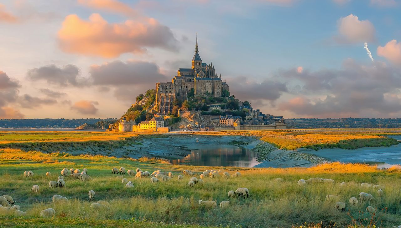 Mont-Saint-Michel, Normandie in Frankfreich