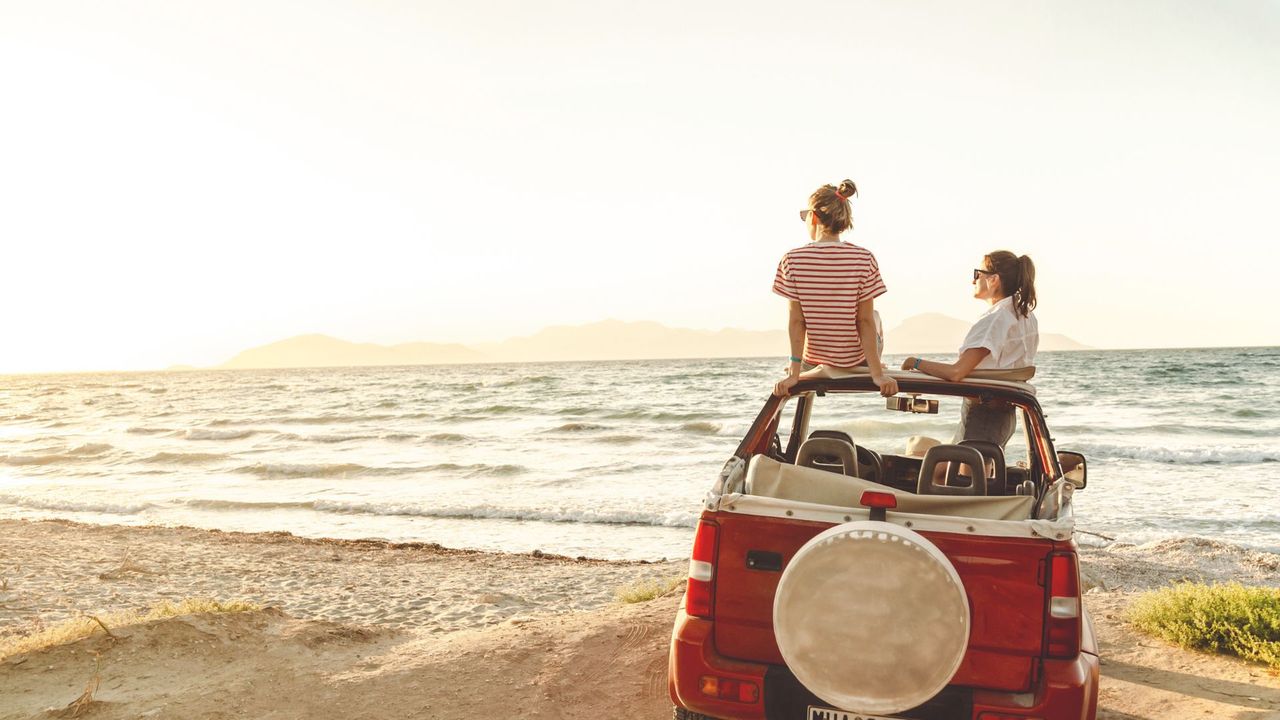 Jeep-Road-Trip am Strand