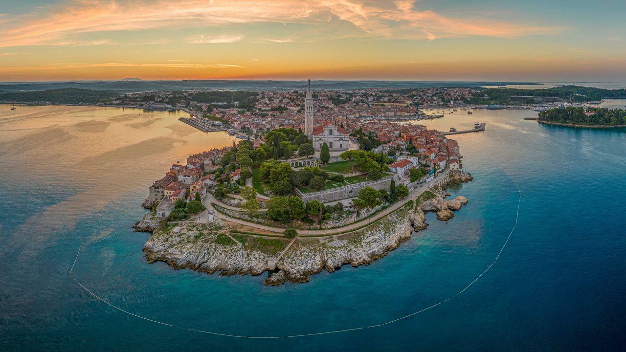 Luftaufnahme von Rovinj, Istrien