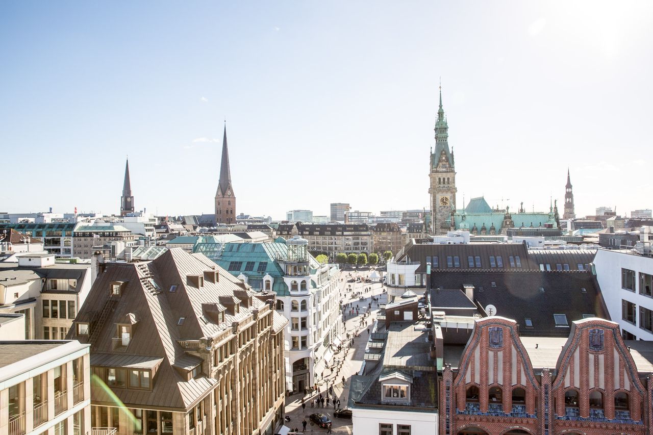 Blick über Hamburg