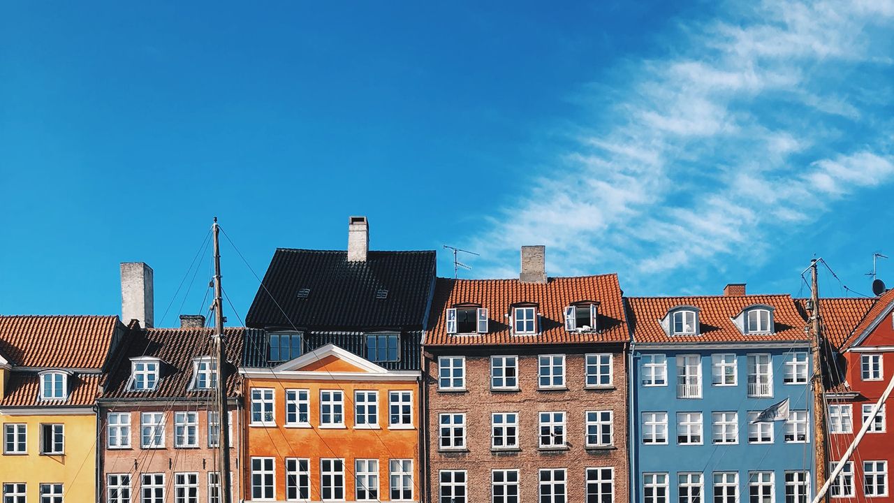 Bunte Häuser am Nyhavn, Kopenhagen